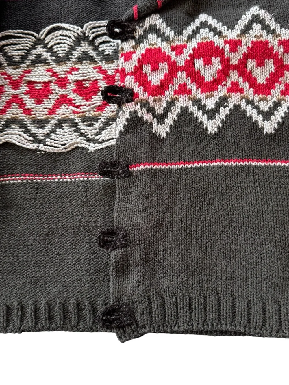 VTG C.B. Milligan Southwestern Knit Sweater Vest Large
